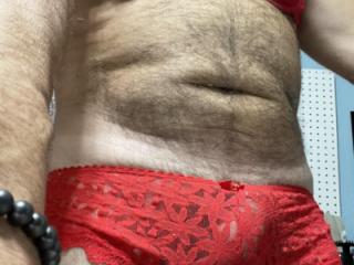 Wearing panties and bras on my gay sissy body.