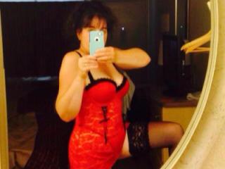mature brunette in red 9 of 11