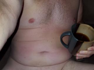 Morning coffee and cock 2 of 6