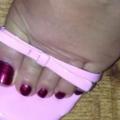 My pink strappy high sandals