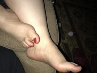 BBW wife's feet
