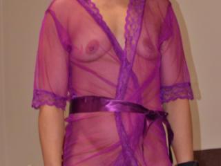 New pink robe with stockings2 15 of 19