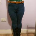 Skinny Jeans w/ Brown Belt