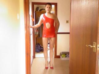 Red PVC Dress 3 4 of 6