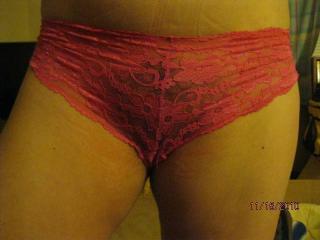 My pink lacy panties 1 of 7