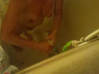 More of me in the shower...
