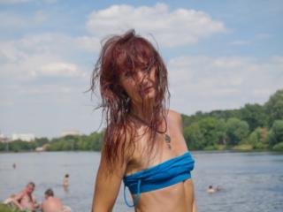Wet Redhair in Bikini 7 of 14