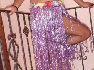 Purple Hawaiian Skirt 4 of 9