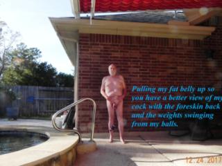 Tom Nude Wearing Cock Ring and Stretching Balls 24 Dec 2017 (1) 16 of 18