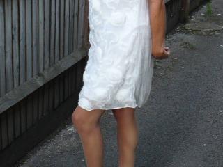 My milf - White dress (part one) 1 of 12