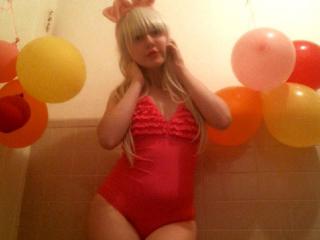 Bunny wearing her bathing suit 2 of 5