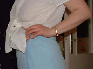 Horny 40 s - Blue Mini Skirt 9 of 20