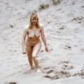 Nude on none nude beach in UK