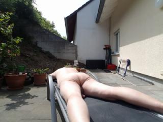 Naked sunbathing .... I love the summer 1 of 4