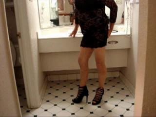 lace dress & spike heels 6 of 20