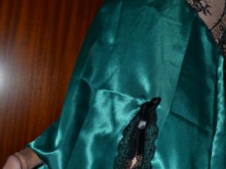 A new satin green nightgown 9 of 16