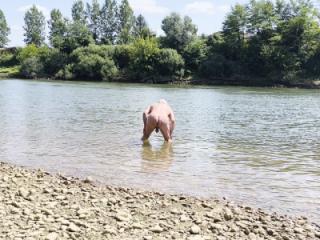 I bathe naked in the river 2 of 11