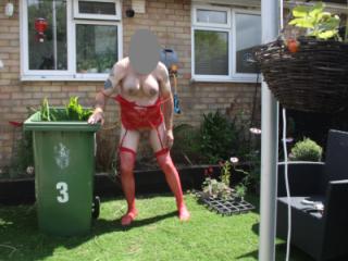 Weekend  dressed up gardening