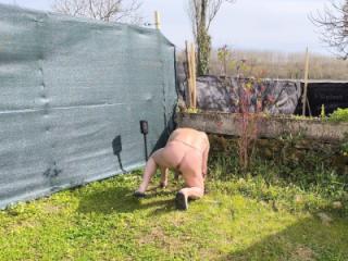 I love being naked in my garden 8 of 10