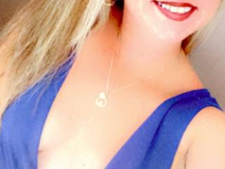 Hotel Flashing in Blue Dress....  Would you be happy if you walked by? 4 of 16