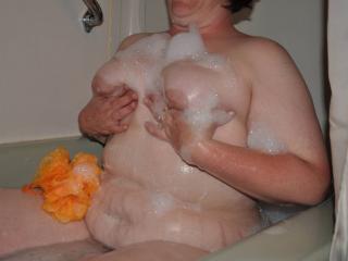 Bath time for mommy 6 of 8