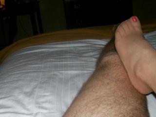 feet in bed 8 of 11