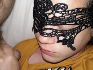 French masked blowjob 5 of 9