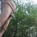 Last naked walk in forest