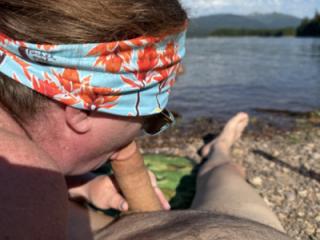 Naughty camping in Montana 2 of 14