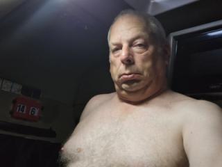 Fat man playing 1 of 5