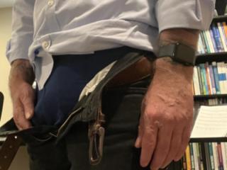 Longing to get my cock out after a long day 3 of 7