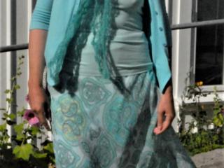 Lisa, braless, phantyhose, flashing 5 of 6