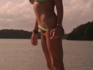 My hotwife Jamie at the lake…. 5 of 8