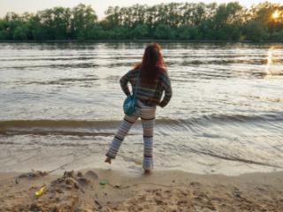 In AKIRA pants near Moscow-river in evening 12 of 20