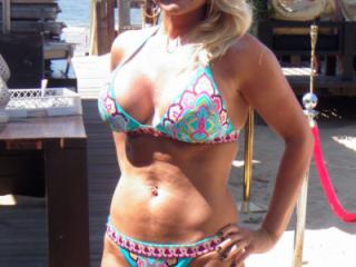 In a new (not so teasing) bikini on a dutch beach 1 of 17