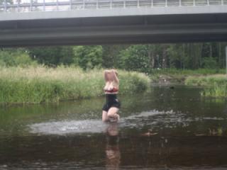 at the River