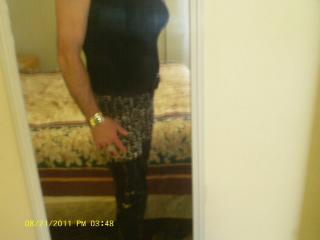 Me in my leather thigh highs and new leggins 9 of 13