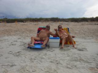 On the Nude Beach in Florida! 5 of 6