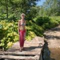 In riverbed little river Sherbikha