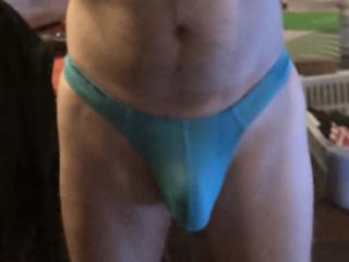 Showing of my underwear.