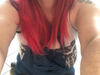 Cleaning in overalls at the neighbor's house 5 of 7