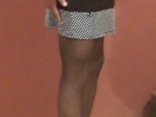 Dress and stockings combination. 1 of 9