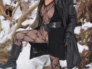 Leather and Lace - for fra"Licking" in the Snow 2 of 20