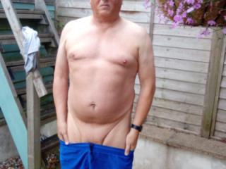 Stripping nude outdoors 5 of 10