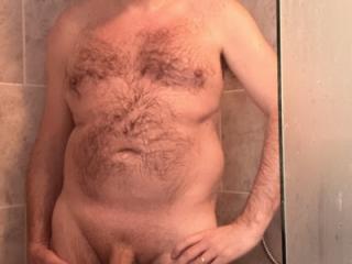 In and out of a shower