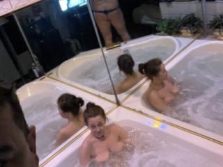 Hotel room jacuzzi fun 1 of 15