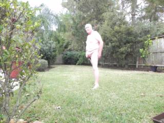 Tom Nude Backyard 10 Nov 2016