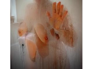 Soapy shower screen dance.
