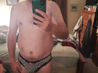 Playing dress up in panties 9 of 10