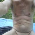 nude sunbathing in the heat today fel...
